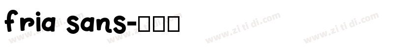 fria sans字体转换